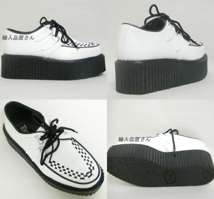 V-CREEPER-502 White PU Creepers