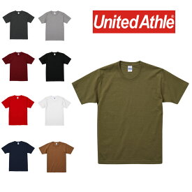 United Athle ユナイテッドアスレ オーセンティック スーパーヘビーウェイト 7.1オンス Tシャツ メンズ 半袖 大きいサイズ 425201 4252-01 7.1oz ヘビーオンス 厚手 ブラック 黒 ホワイト 白 レッド 赤 グレー オリーブ ブラウン ネイビー クルーネック 綿100 XS S M L XL