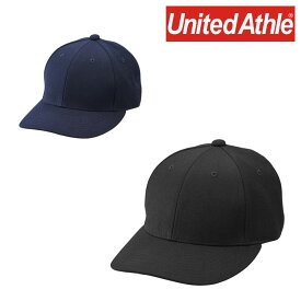 United Athle ユナイテッドアスレ ロークラウン スナップバック キャップ 帽子 966501 9665-01 55cm 56cm 57cm 58cm 59cm 60cm アウトドア 釣り フィッシング ゴルフ ストリート スケーター メンズ スポーツ おしゃれ ブラック ネイビー アメリカンバンド 浅め