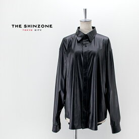 THE SHINZONE シンゾーン レディース シンセティックレザーシャツ［22MMSBL18］【2022SS】