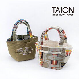 TAION×PENDLETON タイオン×ペンドルトン リバーシブル ランチトートバッグ S[PDT-TON-223011]【2022FW】