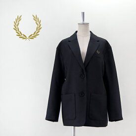 FRED PERRY フレッドペリー レディース スマートブレザー［F8694］【2023FW】