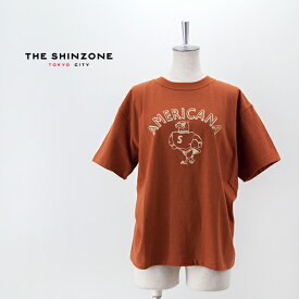 THE SHINZONE×AMERICANA シンゾーン×アメリカーナ レディース プリントTEE［23MXXCU02］【2023SS】