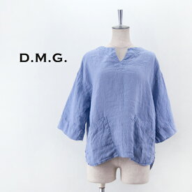 DMG ドミンゴ レディース キーネックシャツ［16-0724L］【2023SS】