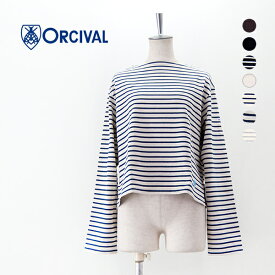 ORCIVAL オーシバル レディース ボートネック クロップドプルオーバー［B266］【2024FW】