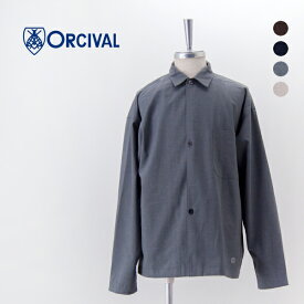 【SALE 40%OFF】ORCIVAL オーシバル メンズ 3ボタンシャツジャケット［OR-B0322TWR］【BASIC】【返品交換不可】