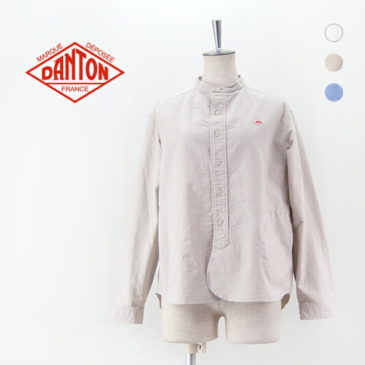 楽天市場】DANTON ダントン レディース オックスフォード バンドカラー 
