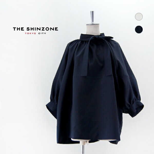 THE SHINZONE シンゾーン レディース ギャザータイブラウス［24SMSBL05］
