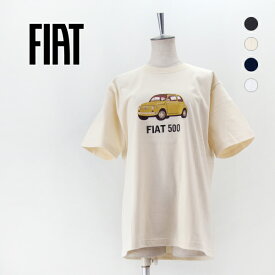 FIAT フィアット ユニセックス フィアット500 カラフルプリントTシャツ［2301FT01-51］【2024SS】