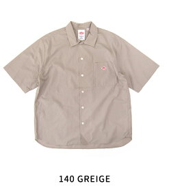 DANTON ダントン メンズ コットン 半袖ワークシャツ［DT-B0049CPL］【2024SS】