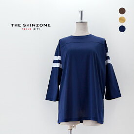 THE SHINZONE シンゾーン レディース シアーフットボールTシャツ［24MMSCU08］【2024SS】