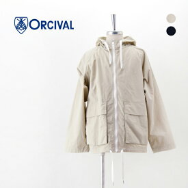 ORCIVAL オーシバル メンズ フーデッドジップブルゾン［OR-A0688ONB］【2025SS】