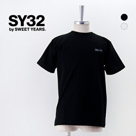 SY32 by SWEET YEARS エスワイサーティトゥバイスィートイヤーズ メンズ オーロラロゴTシャツ［15301J］【2025SS】