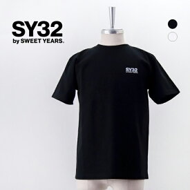 SY32 by SWEET YEARS エスワイサーティトゥバイスィートイヤーズ メンズ バックプリントロゴTシャツ［15303J］【2025SS】
