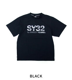 SY32 by SWEET YEARS エスワイサーティトゥバイスィートイヤーズ メンズ ベーシックグラフィックロゴTシャツ［32-26SN1-21］【2026SS】