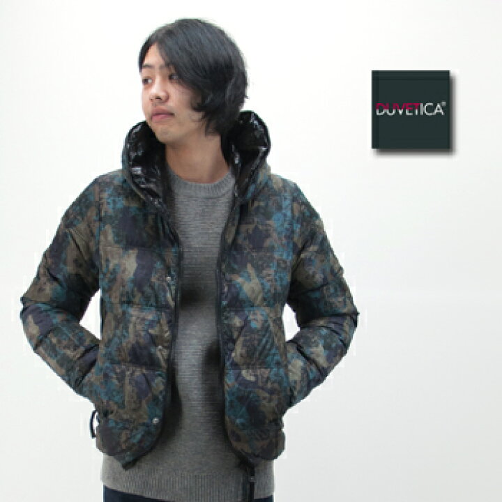 楽天市場】DUVETICA デュベティカ メンズ カモフラ柄ダウンジャケット 