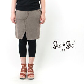 【SALE 70%OFF】Slic Slic スリックスリック レディース FRENCH TERRY PENCIL SKIRT［171422］【SS】【返品交換不可】