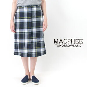 �ySALE 50%OFF�zTOMORROWLAND MACPHEE �}�J�t�B�[ ���f�B�[�X �r�G���`�F�b�N�O�{�^�����X�J�[�g�m12-05-44-05034HN�n�ySS�z�y�ԕi�����s�z