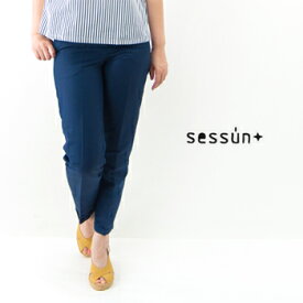 SESSUN セッスン レディース MUSE リネンコットン テーパードパンツ［55431-09106］【SS】(24ss-7)