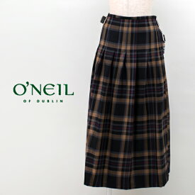 O'NEIL OF DUBLIN オネイル/オニールオブダブリン レディース プリーツキルトロングスカート［NOD0853］【BASIC】