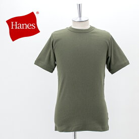 Hanes ヘインズ メンズ ビーフィー リブ Tシャツ［HM1-R103］【BASIC】