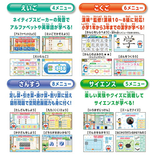 楽天市場 ドラえもん ラーニングパソコン 子供 学習 プログラミング 英語 漢字 勉強 ゲーム 3歳児 幼稚園 年長 小学生 小学校 電子玩具 おもちゃ 孫 ギフト プレゼント 専用 子供用 パソコン U Port ユーポート