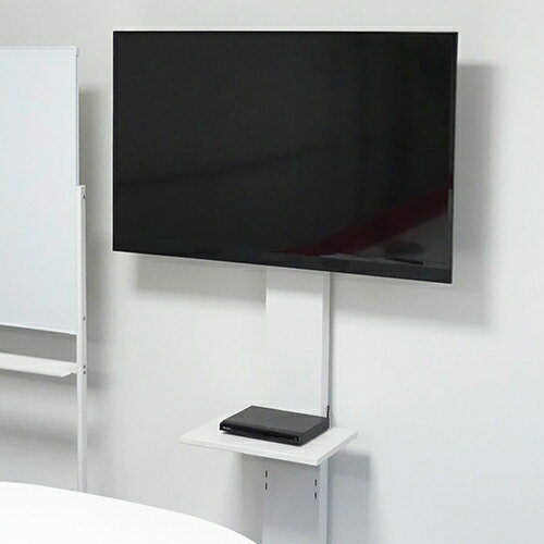 楽天市場 直送 壁掛け風テレビ台 ハイ 収納 テレビラック 32 60型対応 大型テレビ 壁寄せ Kuroshio クロシオ 家具 スペース デッドスペース 角度調整可能 テレビスタンド 壁寄せスタンド ハイタイプ テレビ台 高さ調整 上下 シンプル スタイリッシュ 白