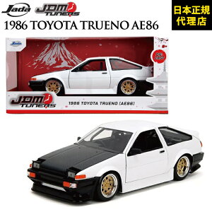JADATOYS JDM TUNERS[ 1986 TOYOTA TRUENO AE86 White / Black ]JADA TOYS 1/24 jada ~jJ[ 1/24 JDM~jJ[g^ gm Mtg zCg  v[g jJAPAN JAPANESE {K㗝X [Jpj[