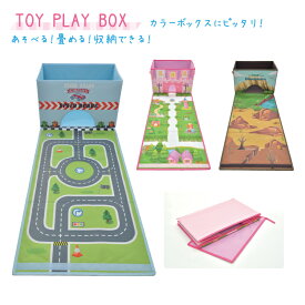 おもちゃ 収納 ボックス フタ[トイプレイボックス -TOY PLAY BOX-]おしゃれ 女の子 男の子 子供 ミニカー レース室内遊び ボックス キッズ おかたづけ ギフトプレゼント 子供 クリスマス 恐竜 ダイナソー お姫様ラッピング無料 ユーカンパニー