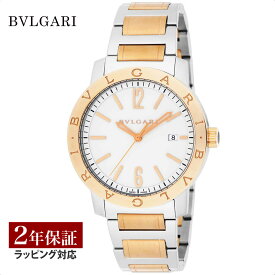 【レビューでブルガリディナー券】ブルガリ BVLGARI メンズ 時計 Bvlgari Bvlgari ブルガリブルガリ 自動巻 ホワイト BB41WSPGD 時計 腕時計 高級腕時計 ブランド 【ローン金利無料】