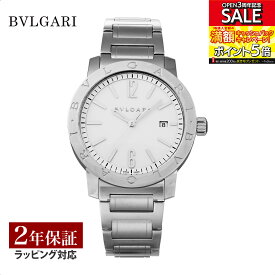 ブルガリ BVLGARI メンズ 時計 Bvlgari Bvlgari ブルガリブルガリ 自動巻 ホワイト BB41WSSD 時計 腕時計 高級腕時計 ブランド 【ローン金利無料】