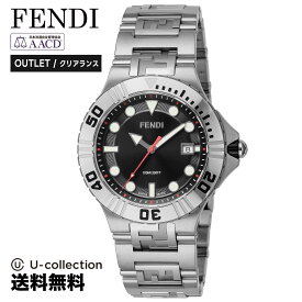【OUTLET】 フェンディ FENDI メンズ 時計 Nautico クォーツ ブラック F108100101 時計 腕時計 高級腕時計 ブランド 【クリアランス】