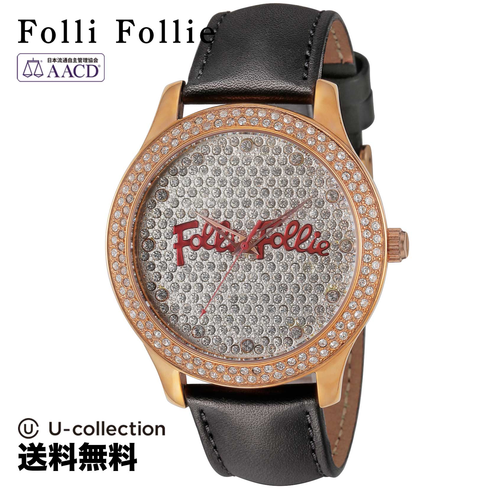 楽天市場】Folli Follie フォリフォリ GLOSSY レディース 時計 腕時計 クォ−ツ WF0B035SSS-BK : U-STREAM  WATCH