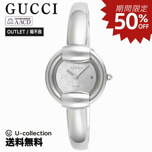 【OUTLET】 GUCCI グッチ レディース 時計 1400 クォーツ バングル ブレスレットブラック / シルバー / ピンクパール / ブラウン YA014511 / YA014512 / YA014513 / YA014514 【箱不良】