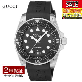 【当店限定】 グッチ GUCCI メンズ 時計 DIVE ダイブ クォーツ ブラック YA136204B 時計 腕時計 高級腕時計 ブランド