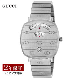 【当店限定】 グッチ GUCCI メンズ レディース 時計 GRIP グリップ クォーツ ユニセックス シルバー YA157401 時計 腕時計 高級腕時計 ブランド