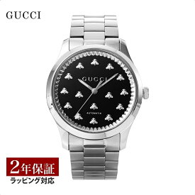＼お買い物マラソン 店内ポイント10倍／ グッチ GUCCI メンズ 時計 G-タイムレス G-TIMELESS 自動巻 ブラック YA126283 腕時計 高級腕時計 ブランド