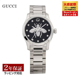 �y�O�b�` GUCCI ���f�B�[�X ���v G-TIMELESS G�^�C�����X�N�H�[�c �u���b�N YA1265024 ���v �r���v �����r���v �u�����h