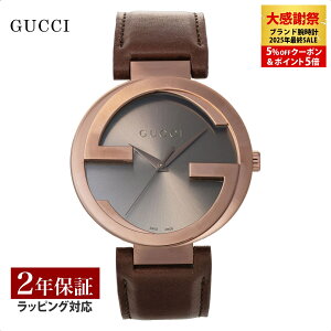 �y�O�b�` GUCCI ���f�B�[�X ���v INTERLOCKING �C���^�[���b�L���O �N�H�[�c �u���E�� YA133214 �r���v �����r���v �u�����h