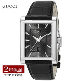 グッチ GUCCI メンズ 時計 レクタングル クォーツ ブラック YA138406 時計 腕時計 高級腕時計 ブランド