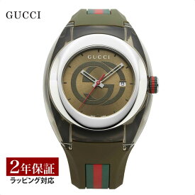 【OUTLET】 ＼期間限定50％OFF／ OUTLETグッチ GUCCI メンズ 時計 SYNC シンク クォーツ グリーン YA137106 時計 腕時計 高級腕時計 ブランド 【箱不良】