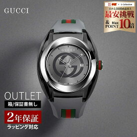 ＼お買い物マラソン 店内ポイント10倍／ 【OUTLET】 グッチ GUCCI メンズ 時計 SYNC シンク クォーツ グレー YA137109A 時計 腕時計 高級腕時計 ブランド 【箱/保証書ナシ 当店保証2年】