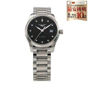 �����W�� LONGINES ���f�B�[�X ���v �}�X�^�[�R���N�V���� MASTER COLLECTION ������ �u���b�N L2.257.4.57.6 �r���v �����r���v �u�����h