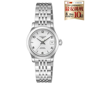 �_�S�i�|�C���g10�{�^ �����W�� LONGINES ���f�B�[�X ���v ���R�[�h RECORD ������ �V���o�[ L2.320.4.76.6 �r���v �����r���v �u�����h