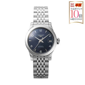 �����W�� LONGINES ���f�B�[�X ���v ���R�[�h RECORD ������ �u���[ L2.320.4.96.6 �r���v �����r���v �u�����h