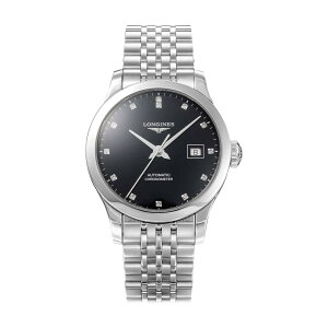 �����W�� LONGINES ���f�B�[�X ���v ���R�[�h RECORD ������ �u���b�N L2.321.4.57.6 �r���v �����r���v �u�����h