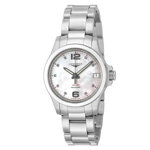 �����W�� LONGINES ���f�B�[�X ���v �R���N�G�X�g V.H.P CONQUEST V.H.P �N�H�[�c �z���C�g�p�[�� L3.319.4.87.6 �r���v �����r���v �u�����h