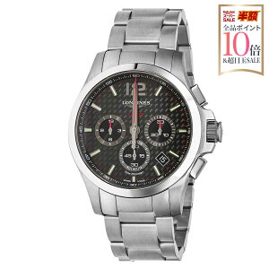 �����W�� LONGINES �����Y ���v �R���N�G�X�g V.H.P CONQUEST V.H.P �N�H�[�c �u���b�N L3.717.4.66.6 �r���v �����r���v �u�����h