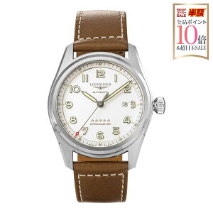 �����W�� LONGINES �����Y ���v �X�s���b�g Spirit ������ �z���C�g L3.811.4.73.2 �r���v �����r���v �u�����h