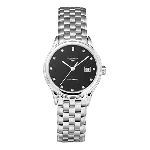 �����W�� LONGINES ���f�B�[�X ���v �t���b�O�V�b�v FLAGSHIP ������ �u���b�N L4.374.4.57.6 �r���v �����r���v �u�����h